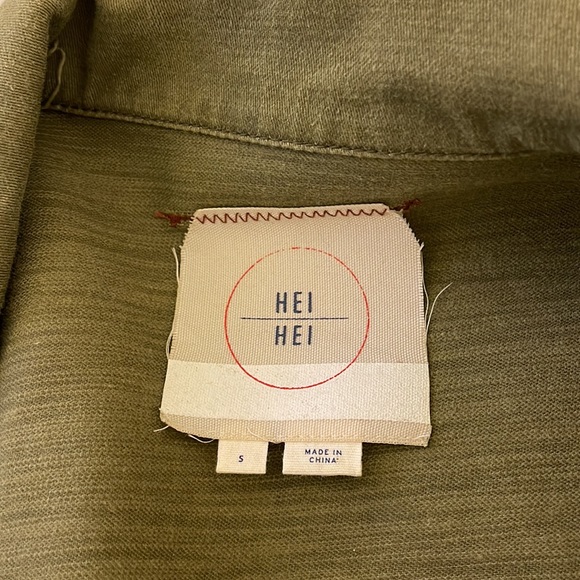 Anthropologie cargo jacket with raffle back - Picture 3 of 9